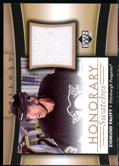 Zigmund Palffy Card 2005-06 Upper Deck Trilogy Honorary Swatches #HSZP  Image 1