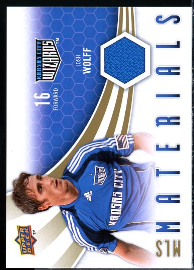 Josh Wolff Card 2010 Upper Deck MLS Materials #JW  Image 1