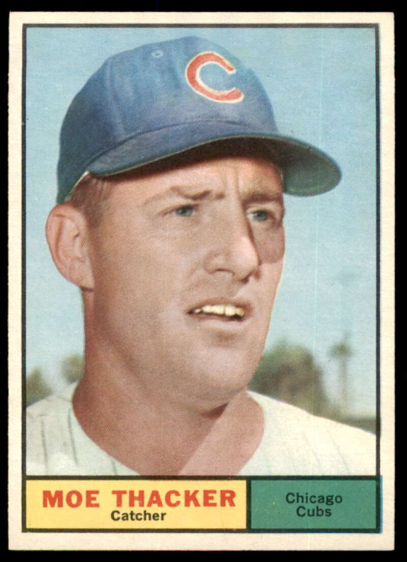 Moe Thacker Card 1961 Topps #12  Image 1