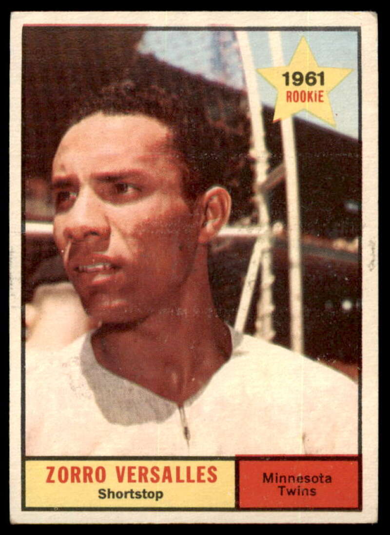 Zorro Versalles/UER Rookie Card 1961 Topps #21  Image 1