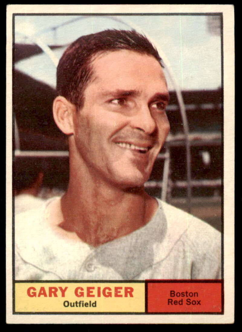 Gary Geiger Card 1961 Topps #33  Image 1