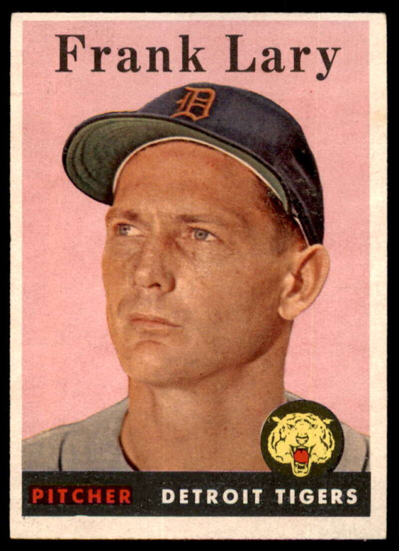 Frank Lary Card 1958 Topps #245  Image 1