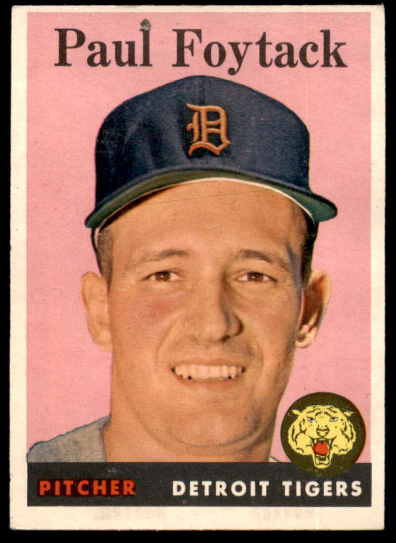 Paul Foytack Card 1958 Topps #282  Image 1