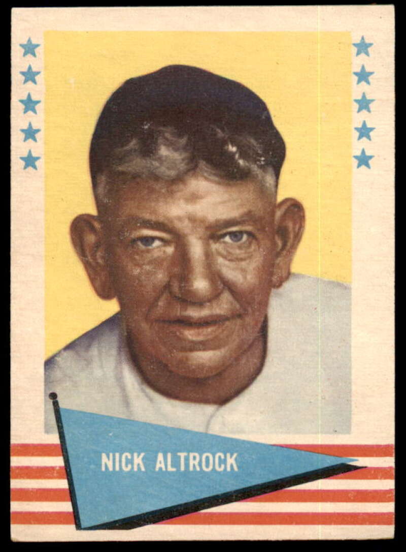 Nick Altrock Card 1961 Fleer #3  Image 1