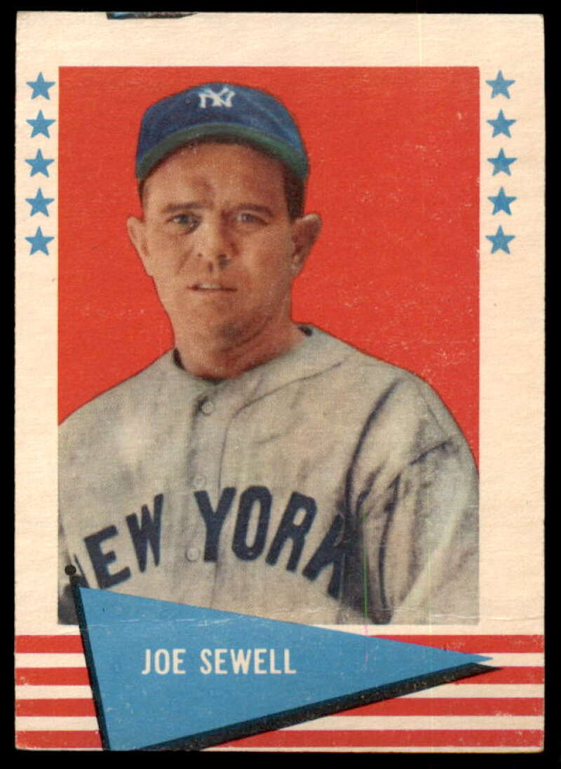 Joe Sewell Card 1961 Fleer #76  Image 1