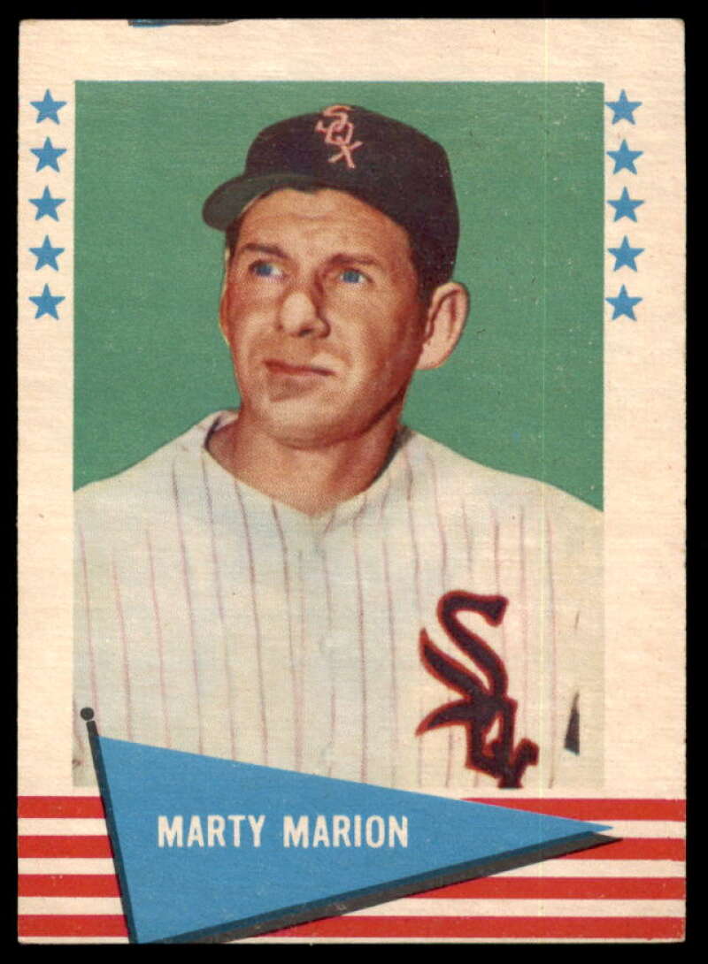Marty Marion Card 1961 Fleer #58  Image 1