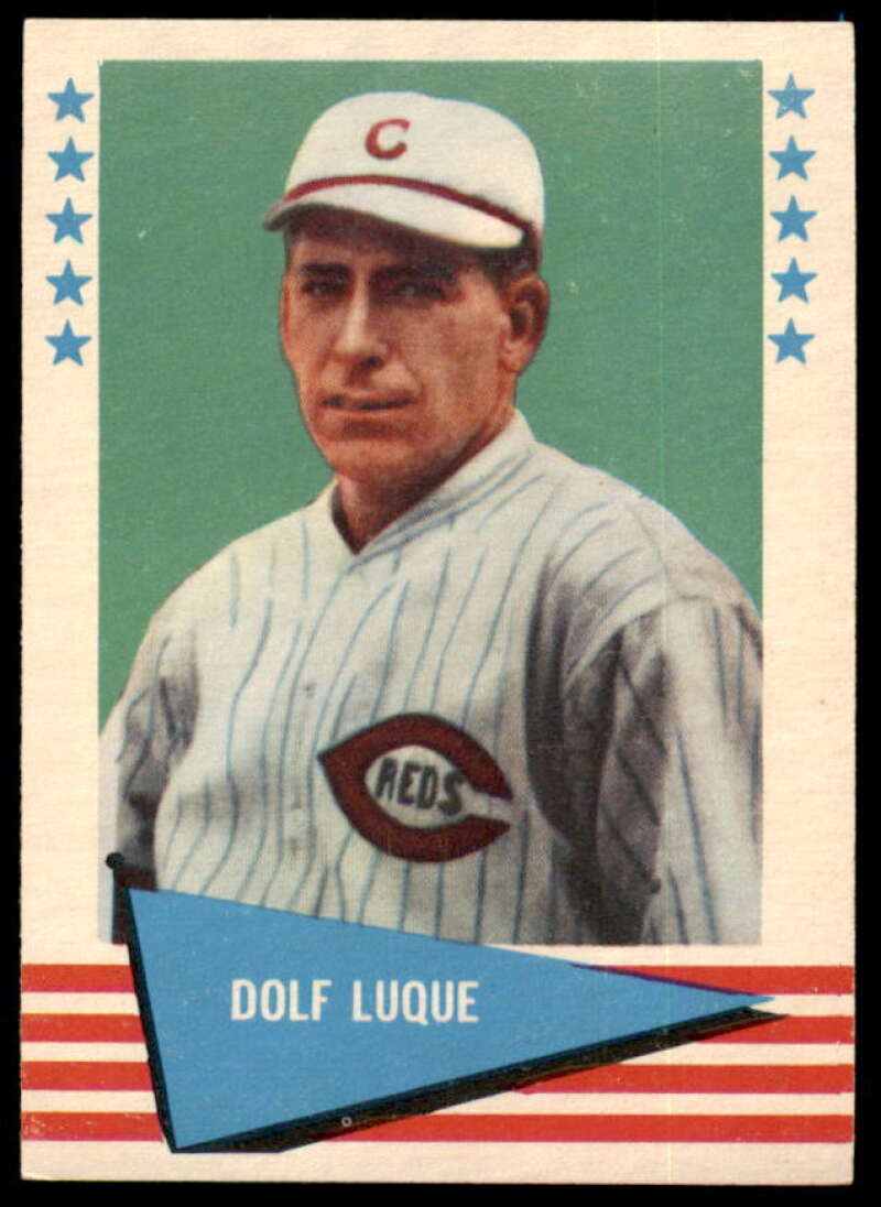Dolf Luque Card 1961 Fleer #56  Image 1