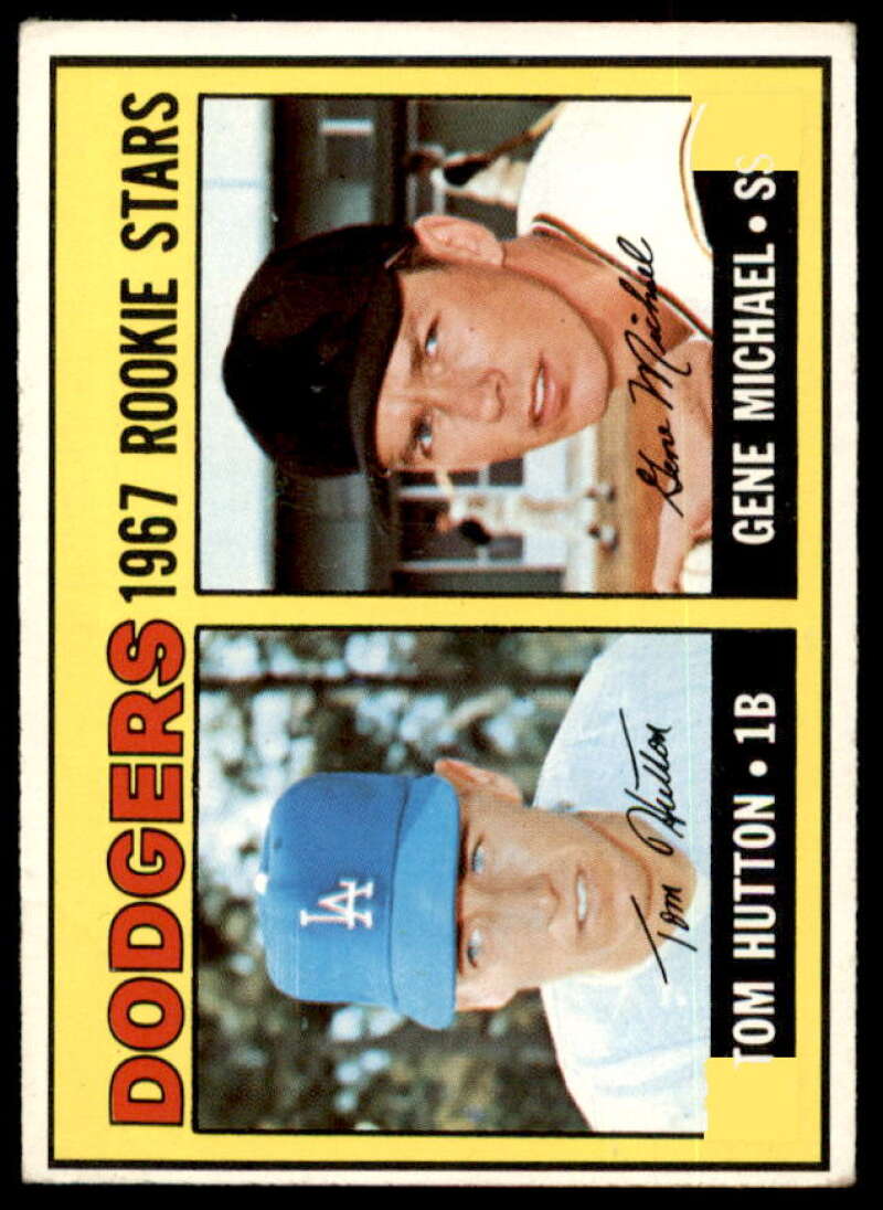 Rookie Stars/Tom Hutton RC/Gene Michael Rookie Card 1967 Topps #428  Image 1