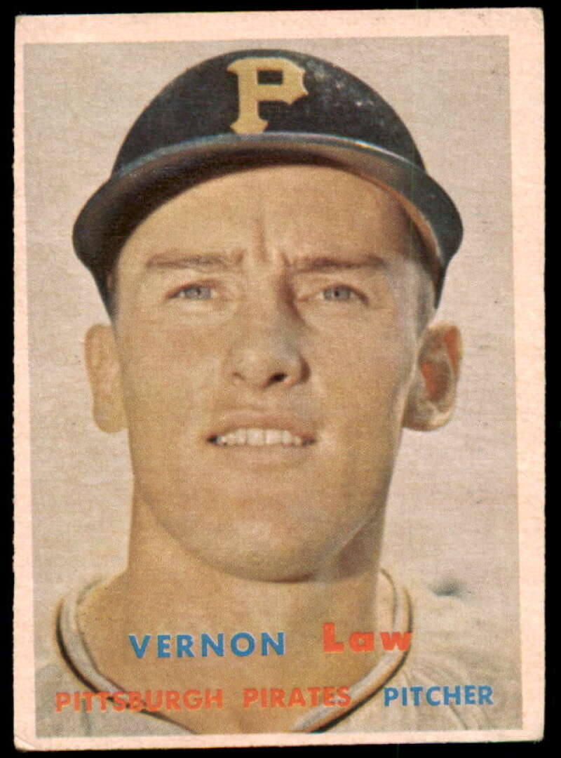 Vern Law Card 1957 Topps #199  Image 1