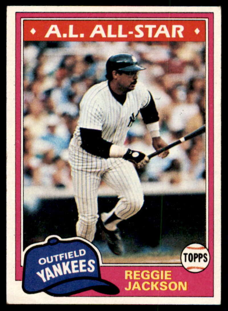 Reggie Jackson Card 1981 Topps #400  Image 1