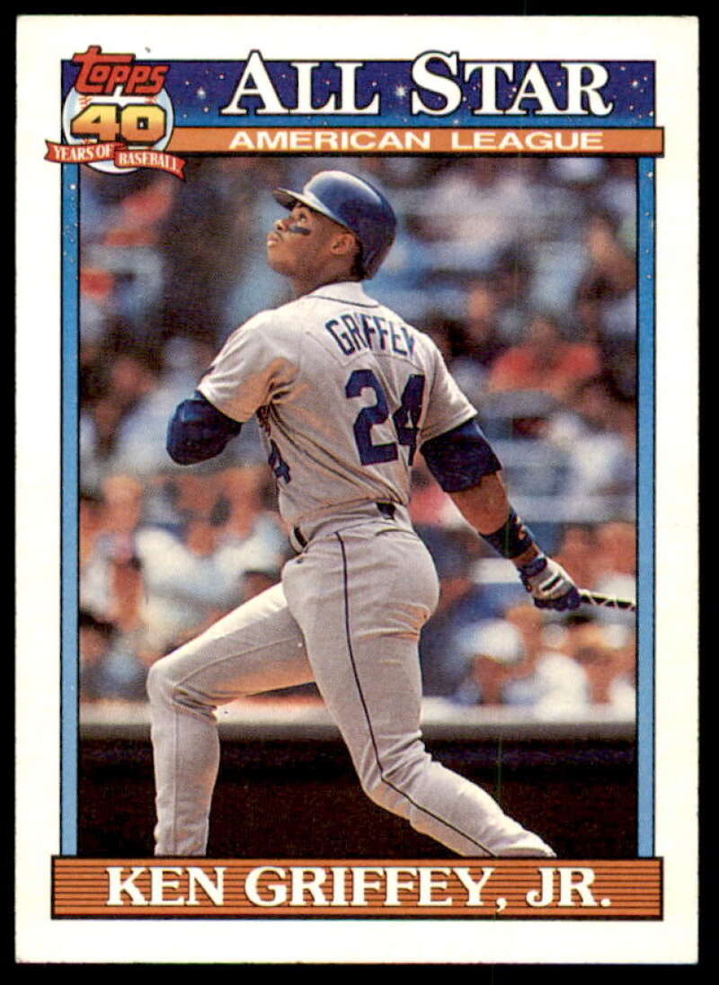 Ken Griffey Jr. AS Card 1991 Topps #392  Image 1