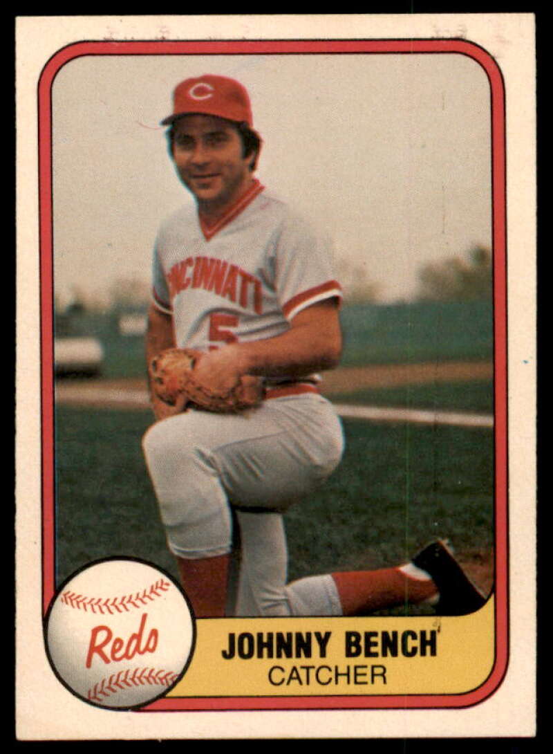 Johnny Bench Card 1981 Fleer #196  Image 1