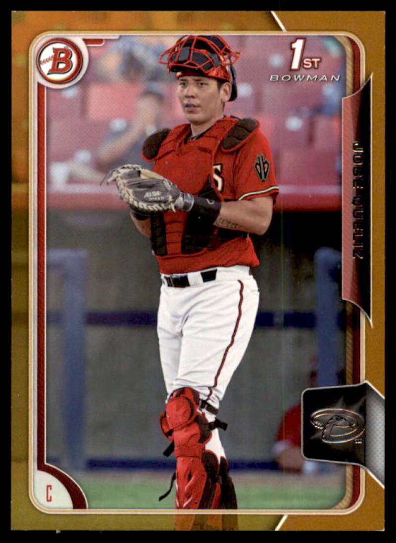 Jose Queliz Rookie Card 2015 Bowman Prospects Gold #BP2  Image 1