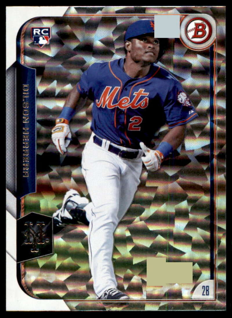 Dilson Herrera Rookie Card 2015 Bowman Silver Ice #129  Image 1
