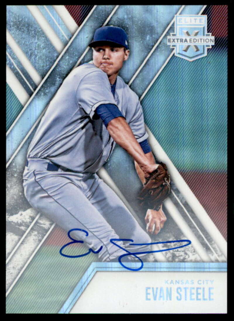 Evan Steele Rookie Card 2017 Elite Extra Edition Autographs #63  Image 1