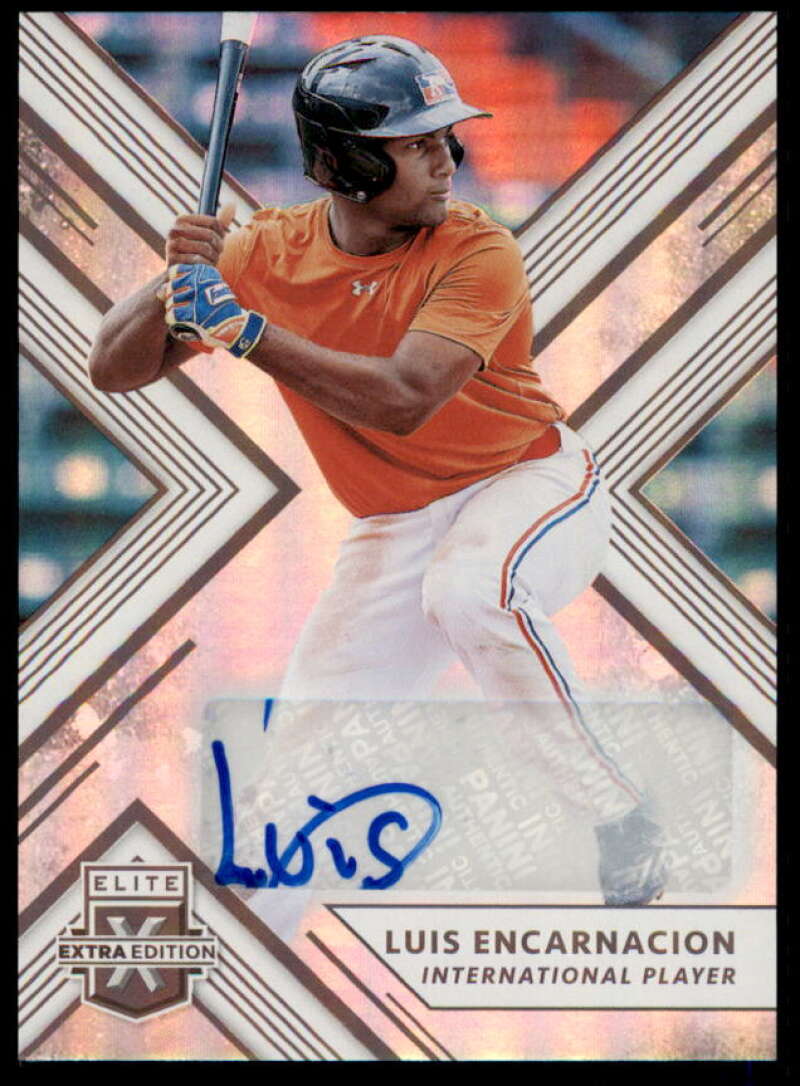 Luis Encarnacion Rookie Card 2018 Elite Extra Edition Autographs #171  Image 1