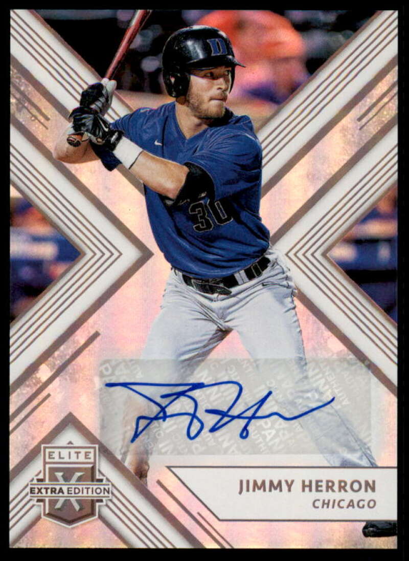 Jimmy Herron Rookie Card 2018 Elite Extra Edition Autographs #109  Image 1