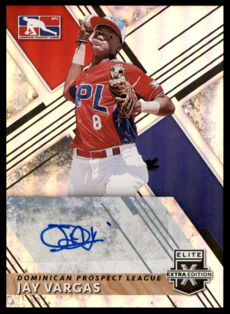 Jay Vargas Rookie Card 2019 Elite Extra Edition Autographs #195  Image 1