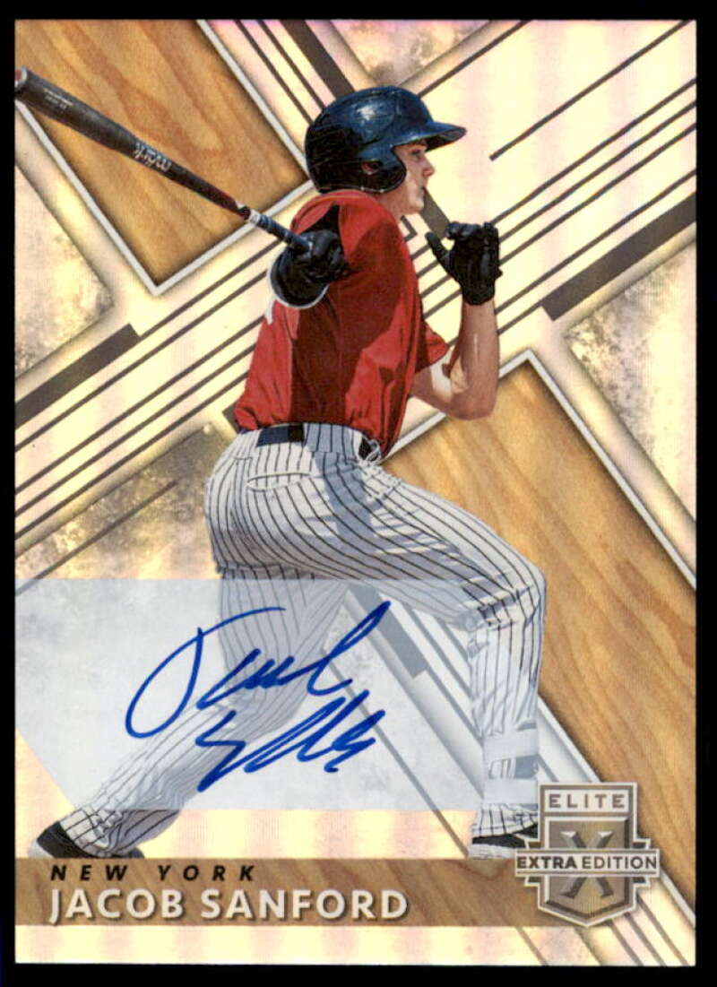 Jacob Sanford Rookie Card 2019 Elite Extra Edition Autographs #68  Image 1