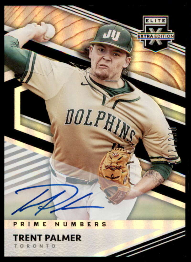 Trent Palmer Rookie Card 2020 Elite Extra Edition Signatures #77  Image 1