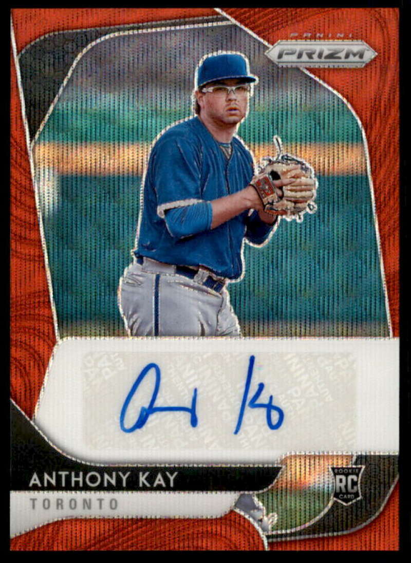Anthony Kay Rookie Card 2020 Panini Prizm Rookie Autographs Prizms Red #24  Image 1