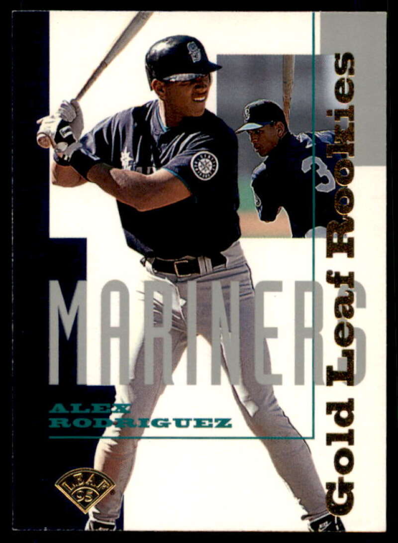 Alex Rodriguez Card 1995 Leaf Gold Rookies #1  Image 1
