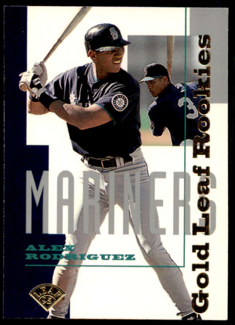 Alex Rodriguez Card 1995 Leaf Gold Rookies #1  Image 1