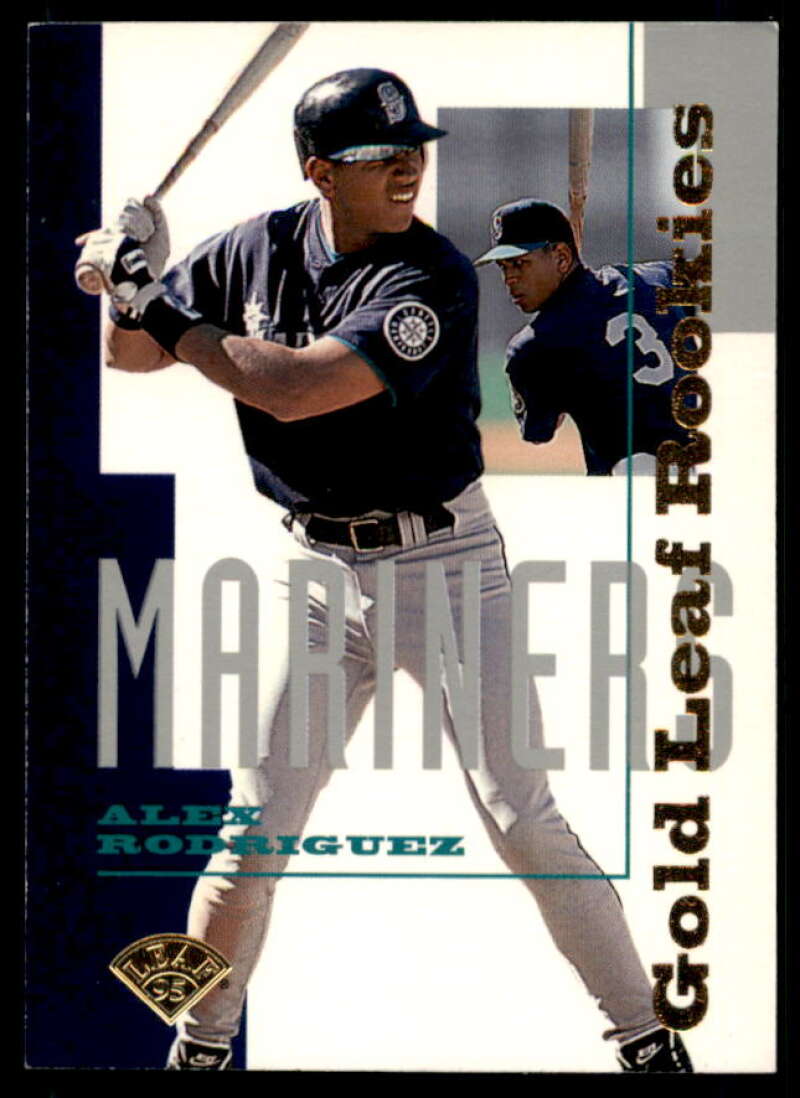 Alex Rodriguez Card 1995 Leaf Gold Rookies #1  Image 1