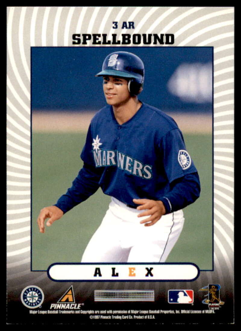 Alex Rodriguez Card 1997 New Pinnacle Spellbound #AR3  Image 2