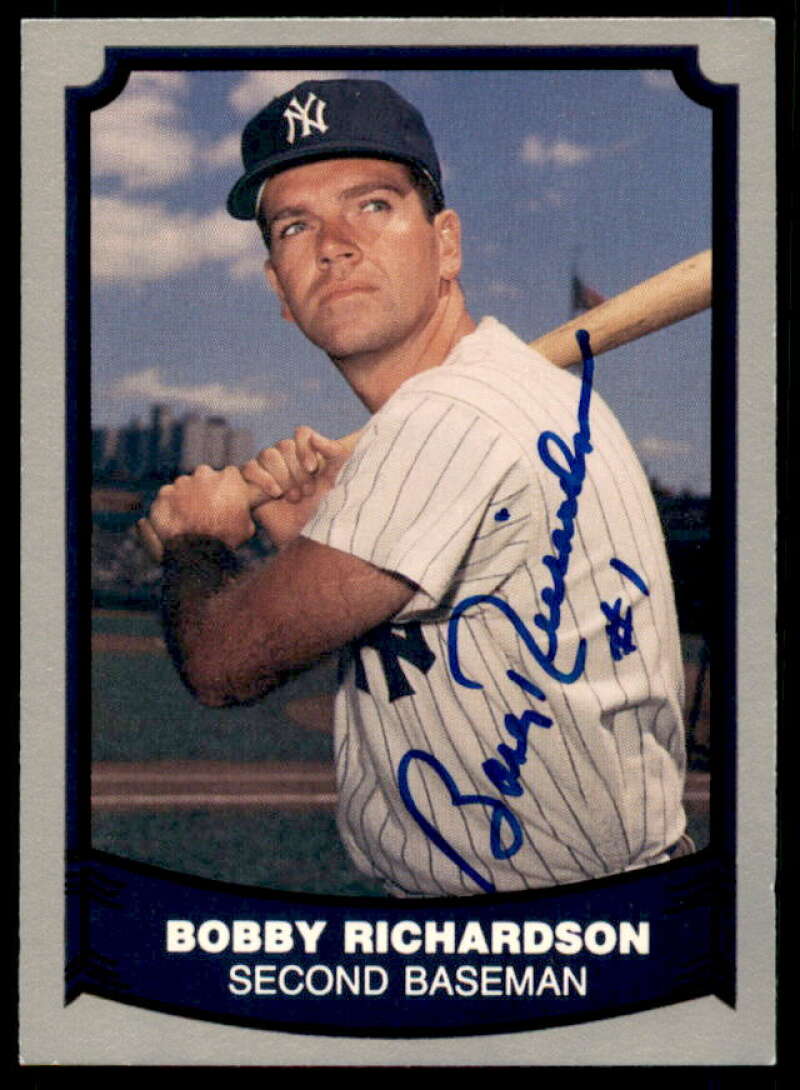 Bobby Richardson Card 1990 In Person Autograph #NNO  Image 1