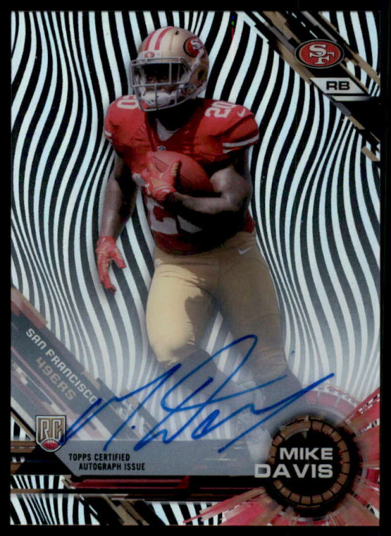 Mike Davis Rookie Card 2015 Topps High Tek Autographs #90  Image 1