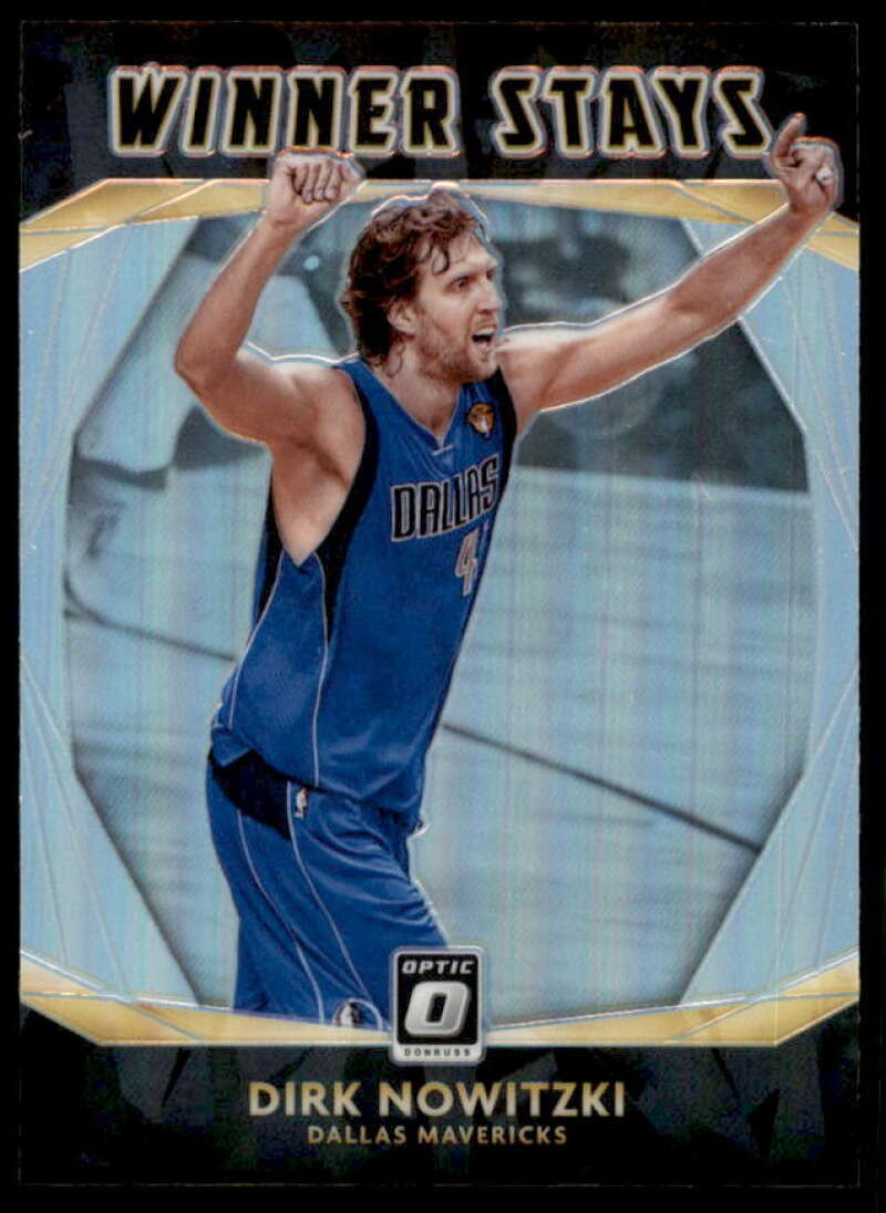 Dirk Nowitzki Card 2020-21 Donruss Optic Winner Stays Holo #8  Image 1