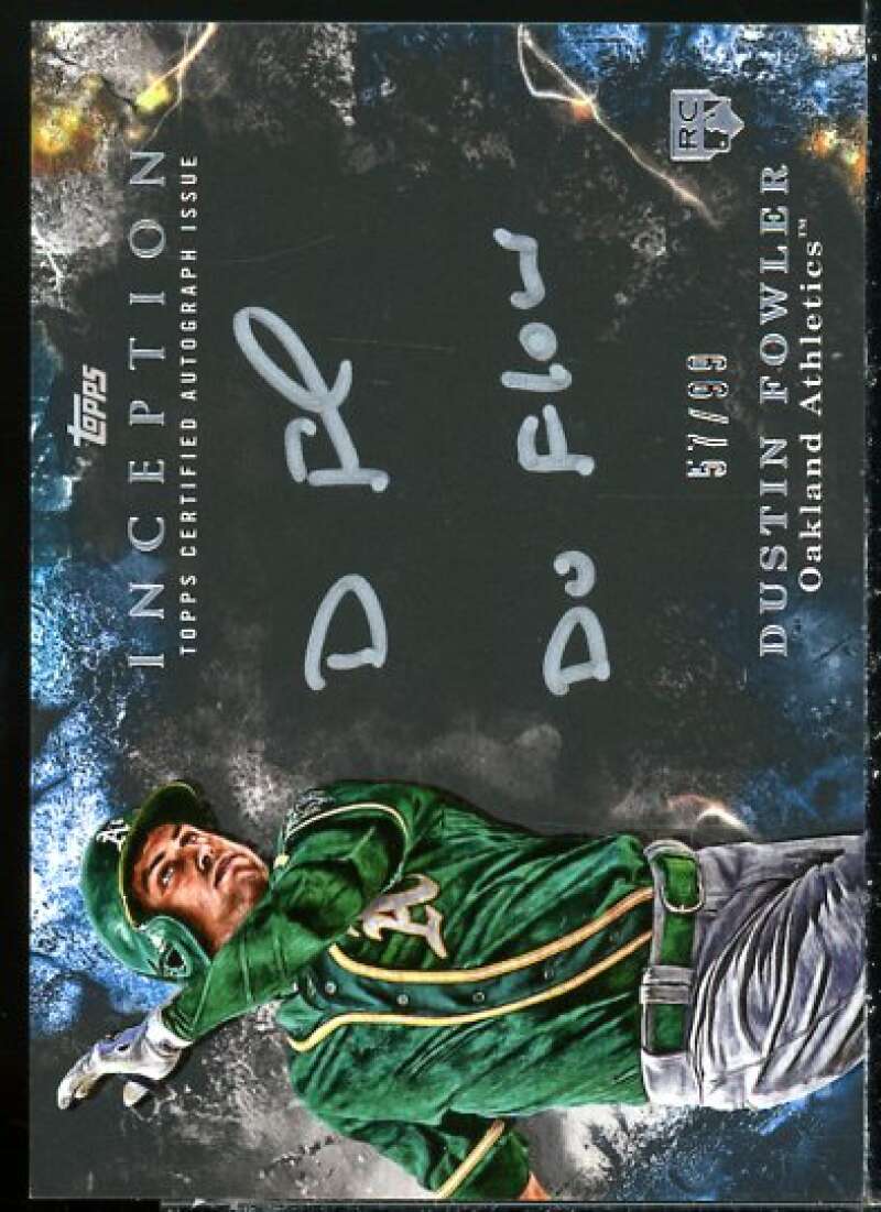 Dustin Fowler Card 2018 Topps Inception Silver Signings #SSDF  Image 1