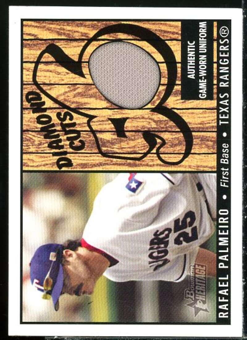 Rafael Palmeiro Uni Card 2003 Bowman Heritage Diamond Cuts Relics #RP2  Image 1