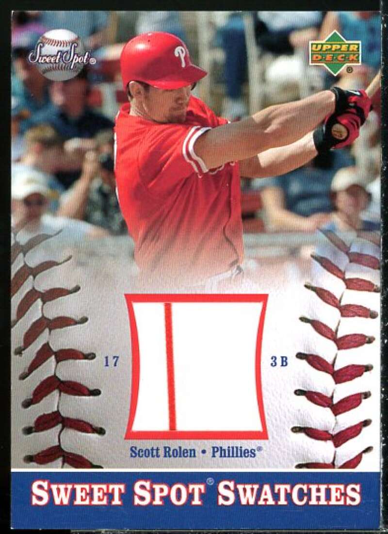 Scott Rolen Card 2002 Sweet Spot Swatches #SSR  Image 1