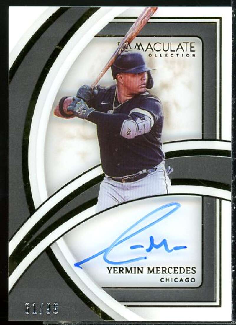 Yermin Mercedes Card 2022 Immaculate Collection Shadowbox Signatures #9  Image 1