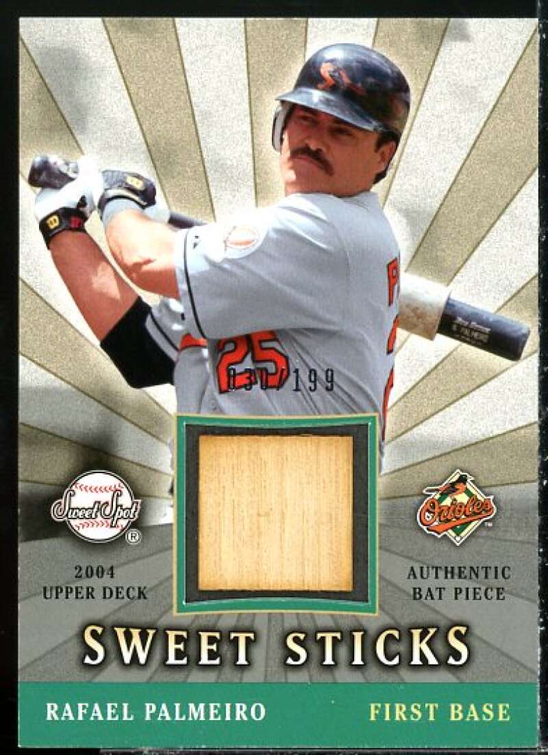 Rafael Palmeiro Card 2004 Sweet Spot Sweet Sticks #SSSRP  Image 1