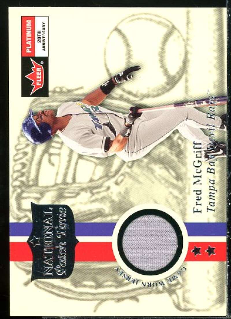 Fred McGriff S1 Card 2001 Fleer Platinum National Patch Time #36  Image 1