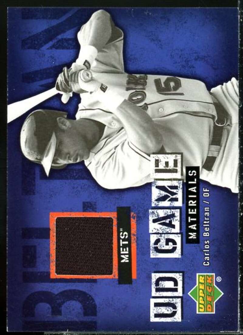 Carlos Beltran Jsy S2 Card 2006 Upper Deck UD Game Materials #CB  Image 1