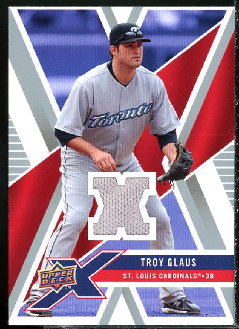 Troy Glaus Card 2008 Upper Deck X Memorabilia #GL  Image 1