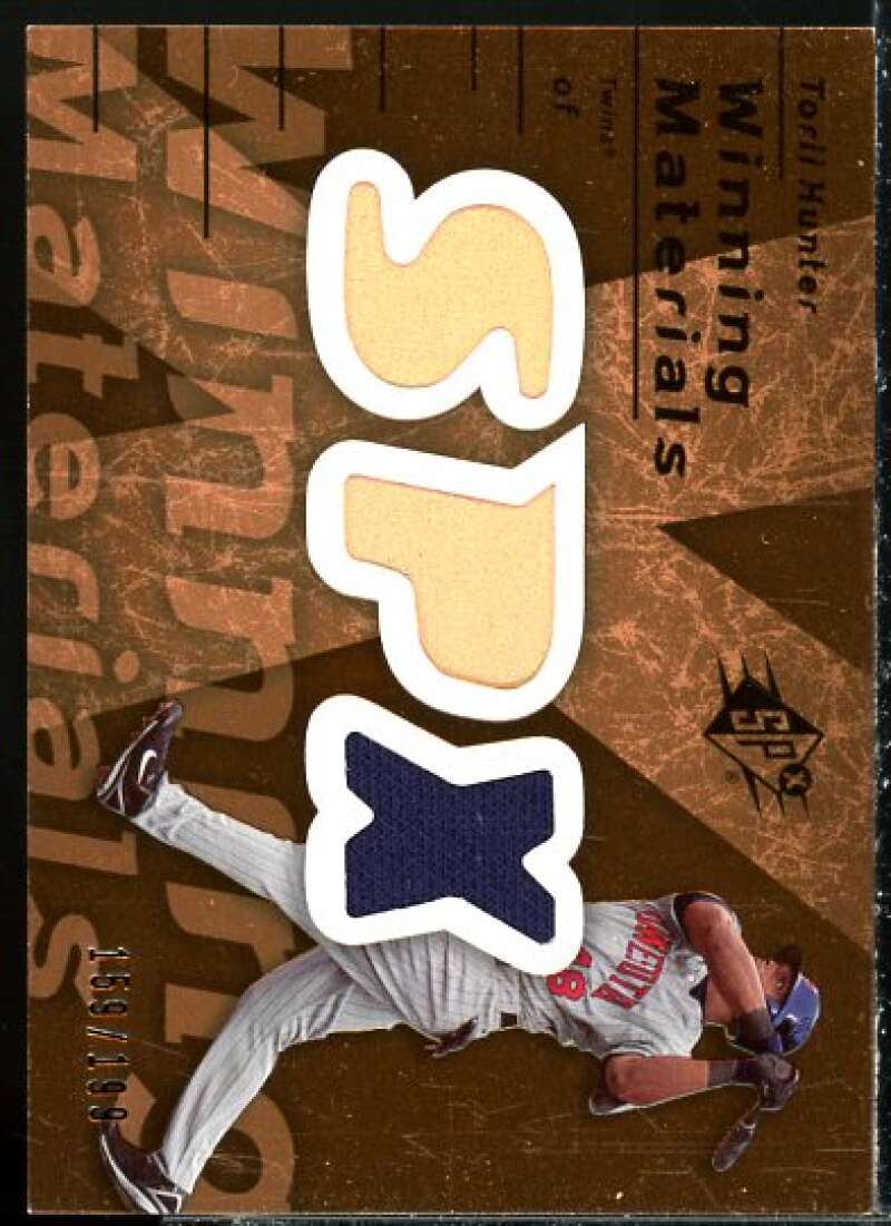 Torii Hunter Card 2007 SPx Winning Materials 199 Bronze #TO  Image 1