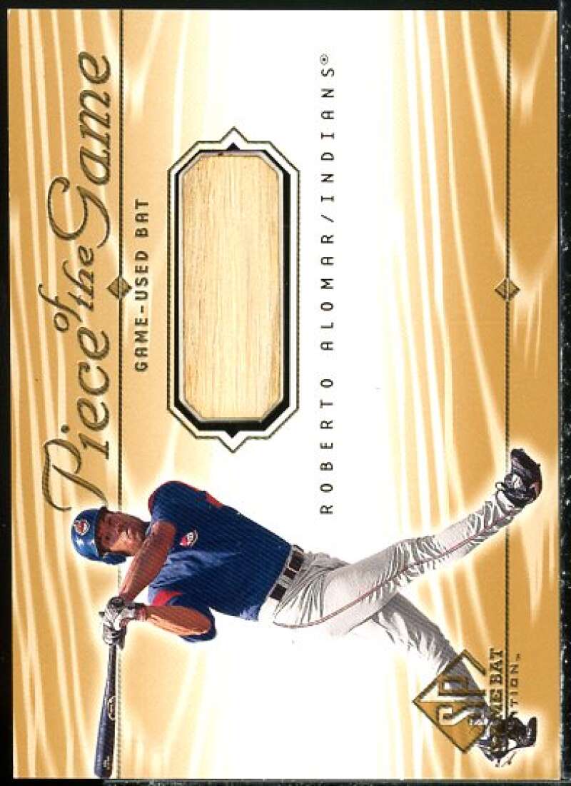 Roberto Alomar Card 2001 SP Game Bat Edition Piece of the Game #RA  Image 1