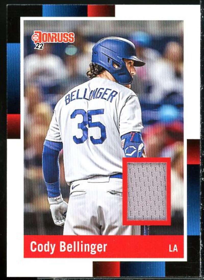Cody Bellinger Card 2022 Donruss Retro '88 Materials #6  Image 1