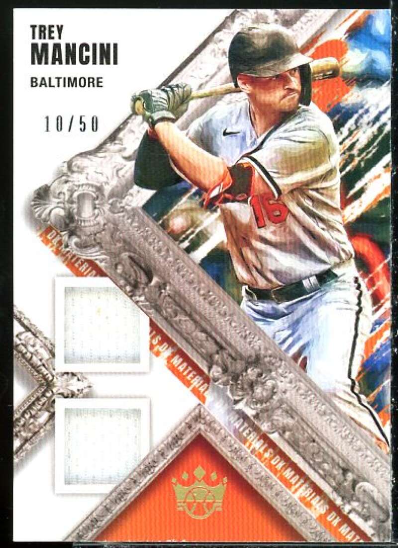 Trey Mancini Card 2022 Diamond Kings DK Materials Holo Gold #1  Image 1