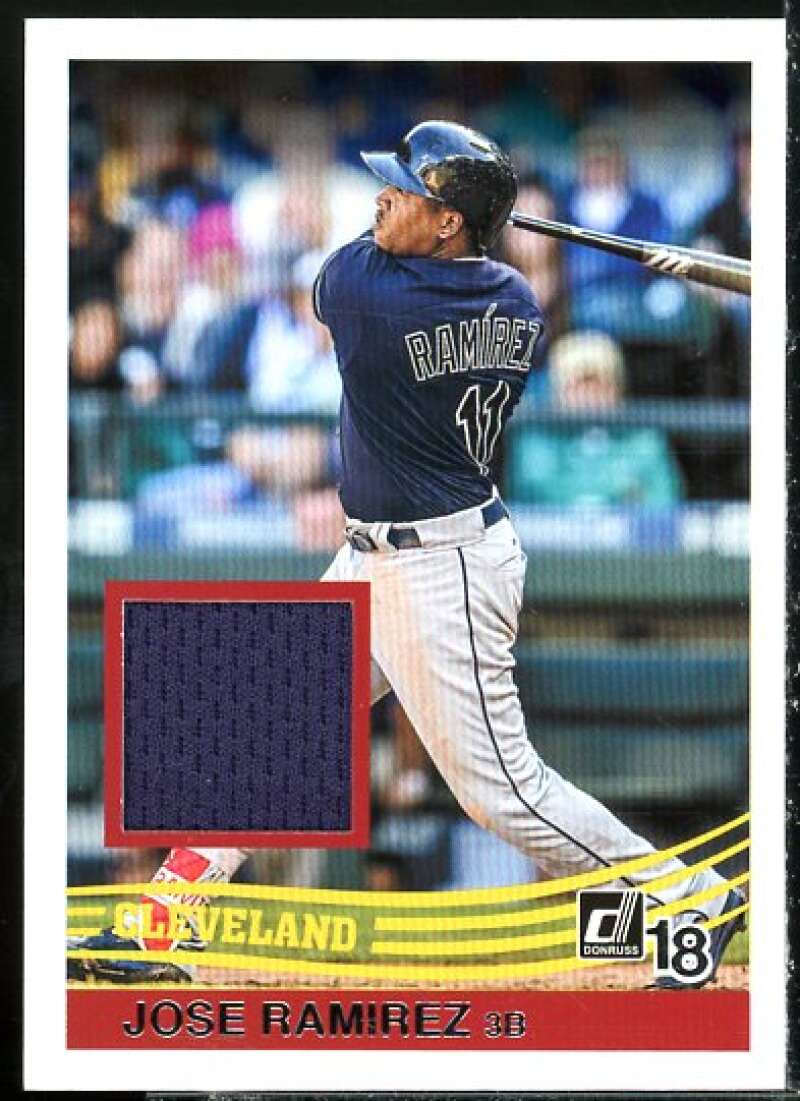 Jose Ramirez Card 2018 Donruss '84 Retro Materials #R84JR  Image 1