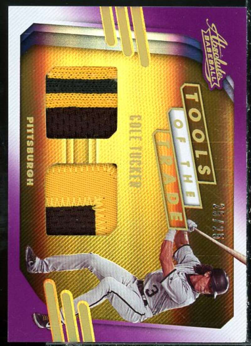 Cole Tucker 2021 Absolute Tools of the Trade Dual Swatches Spectrum Purple #9  Image 1