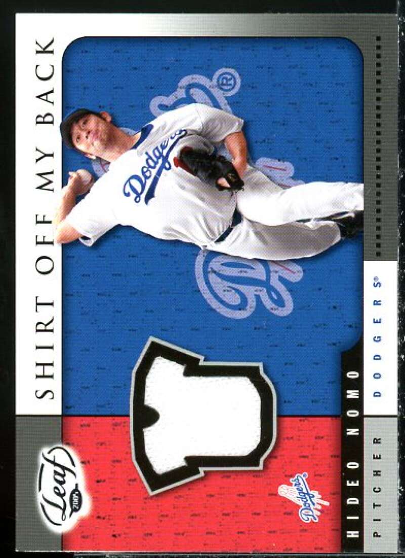 Hideo Nomo Card 2005 Leaf Shirt Off My Back #13  Image 1