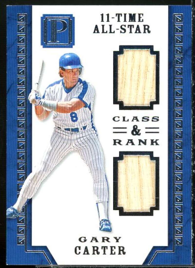 Gary Carter Card 2016 Panini Pantheon Class and Rank Materials #46  Image 1
