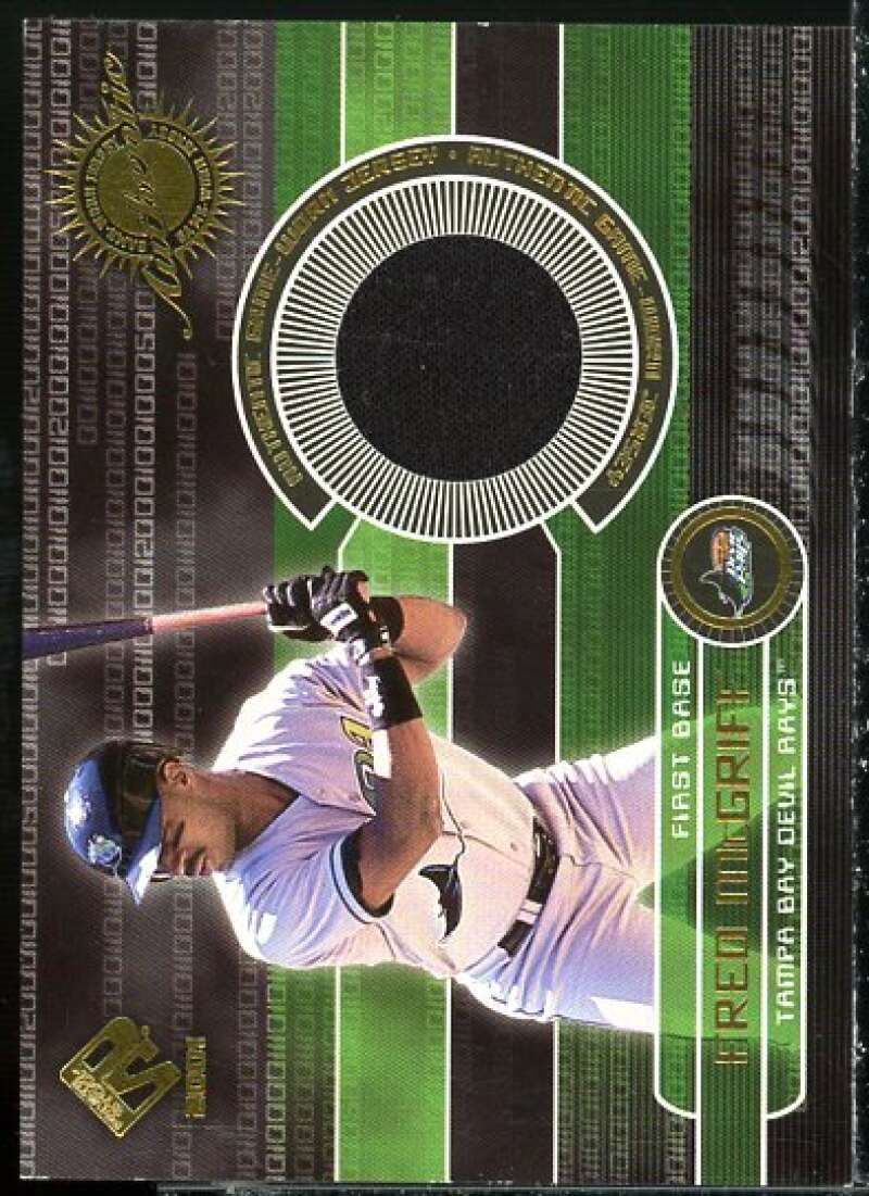 Fred McGriff Jsy Card 2001 Private Stock Game Gear #169  Image 1