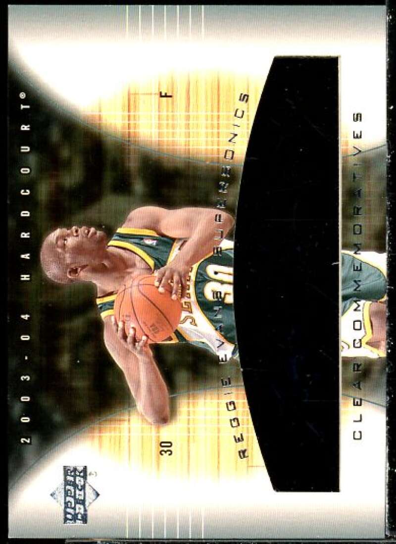 Reggie Evans 2003-04 Upper Deck Hardcourt Clear Commemoratives Autographs #REA  Image 1